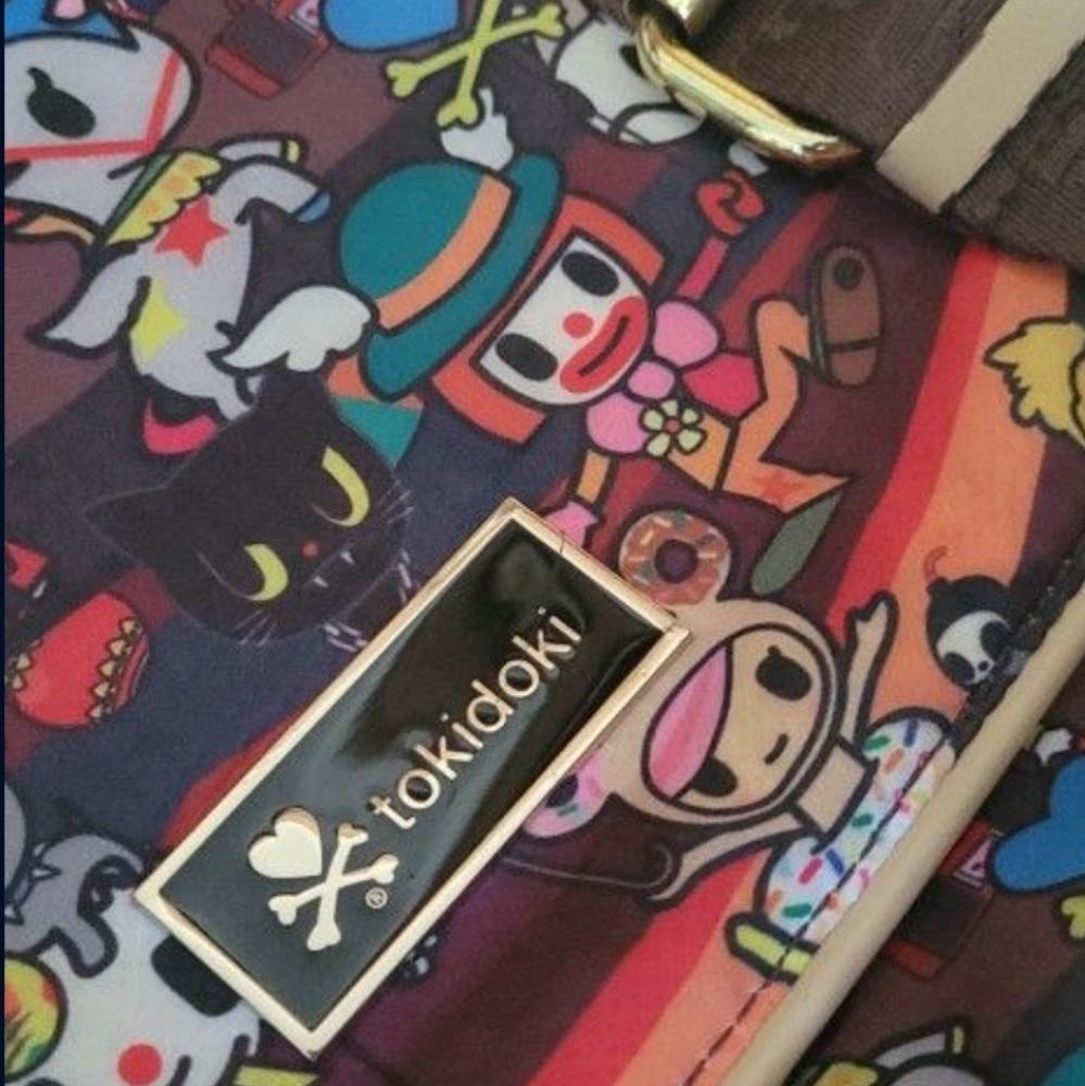 TokiDoki Ltd edt. Circus Print shoulder bag